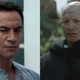 Temuera Morrison, as he appeared as Jango Fett in Attack of the Clones and the acid-scarred Boba Fett in The Mandalorian.